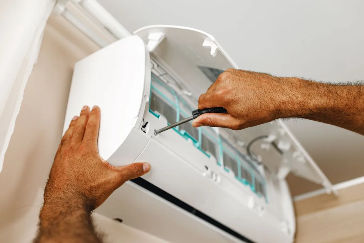 HVAC service in Chandler — Air conditioning installation at a Chandler home
